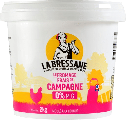 Visuel - Fromage frais de campagne 0% M.G.