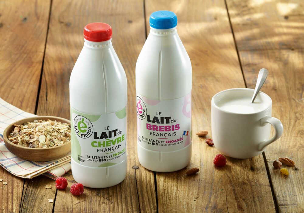 Laits de chèvre et brebis