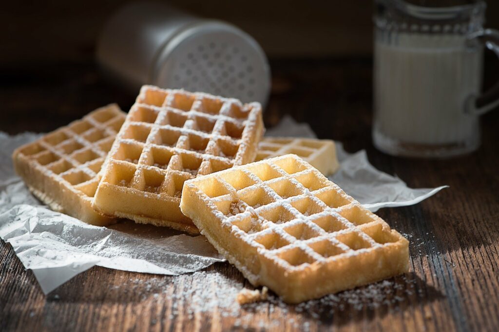 Gaufres au lait de chèvre
