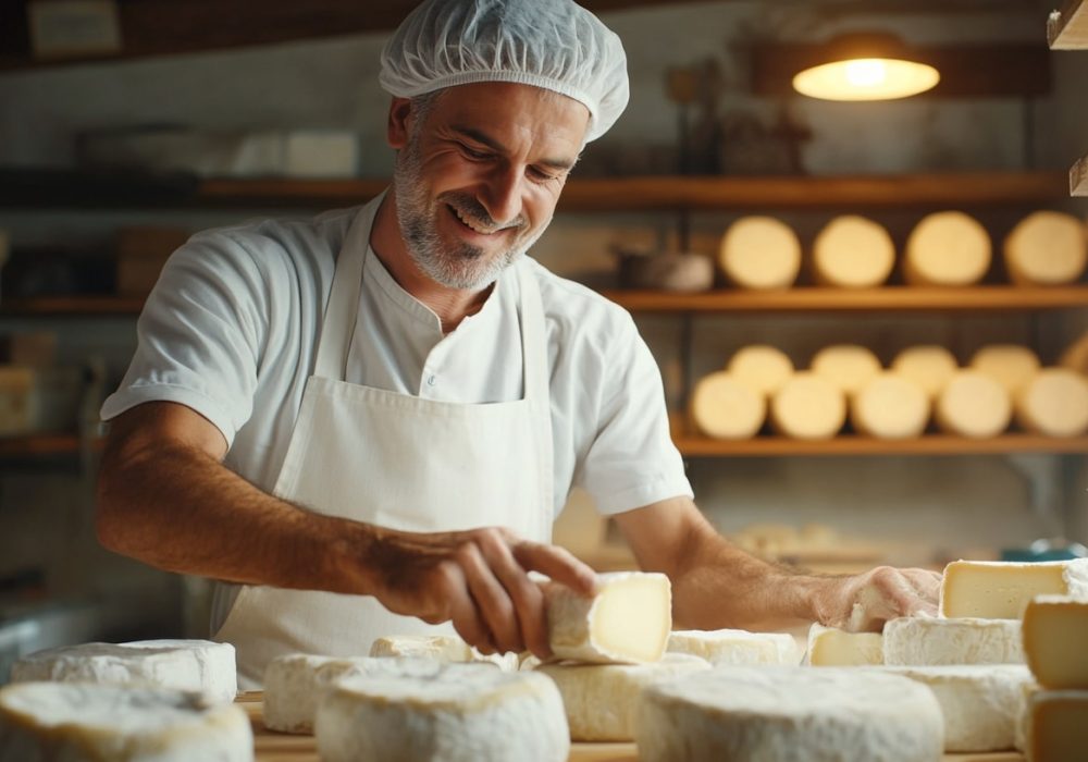 floriangaubert A traditional cheese workshop where a cheesema 2b5d3785 c46b 4a65 9ad3 2060468e0eaa 0