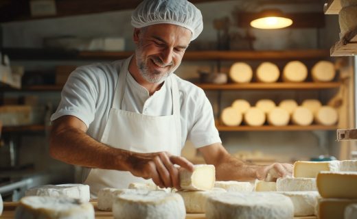floriangaubert A traditional cheese workshop where a cheesema 2b5d3785 c46b 4a65 9ad3 2060468e0eaa 0