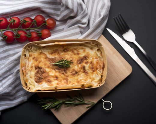 Lasagnes au fromage de chèvre bio