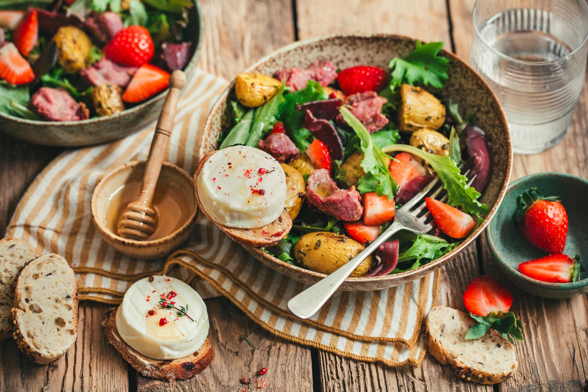 salade périgourdine au cabécou