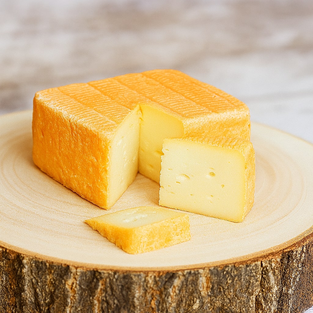 Le Maroilles fromage orange photo