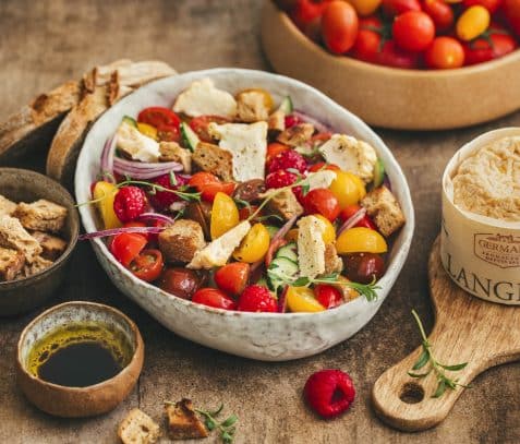 Salade panzanella au Langres min