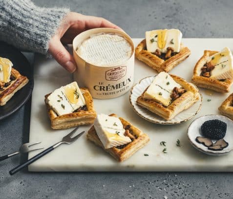 Carrés feuilletés au Crèmeux à la Truffe d'été